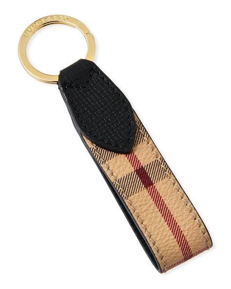 burberry keychain men|burberry leather keychain.